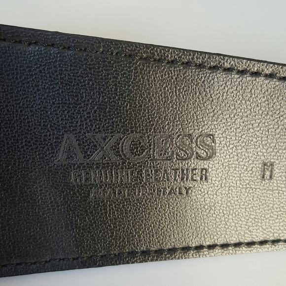 Axcess Leather Belt made in Italy - Picture 8 of 12